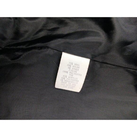 MDP Mario De Pinto Womens Plus Size Gray Wool Coat 50 Inch Bust No Size Tag - Picture 7 of 10